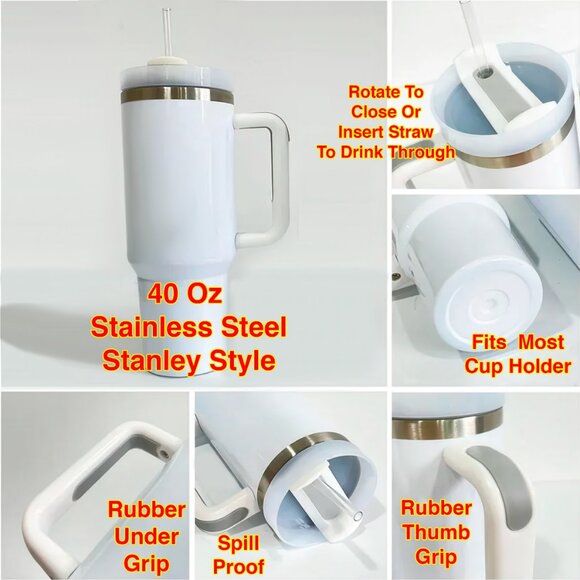 40oz Fantastic Four - Mr Fantstic - Sue Storm - Johnny Storm Cup Mug Tumbler - Picture 2 of 3